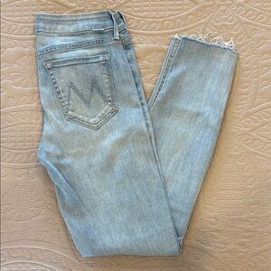 MOTHER Looker Ankle Fray